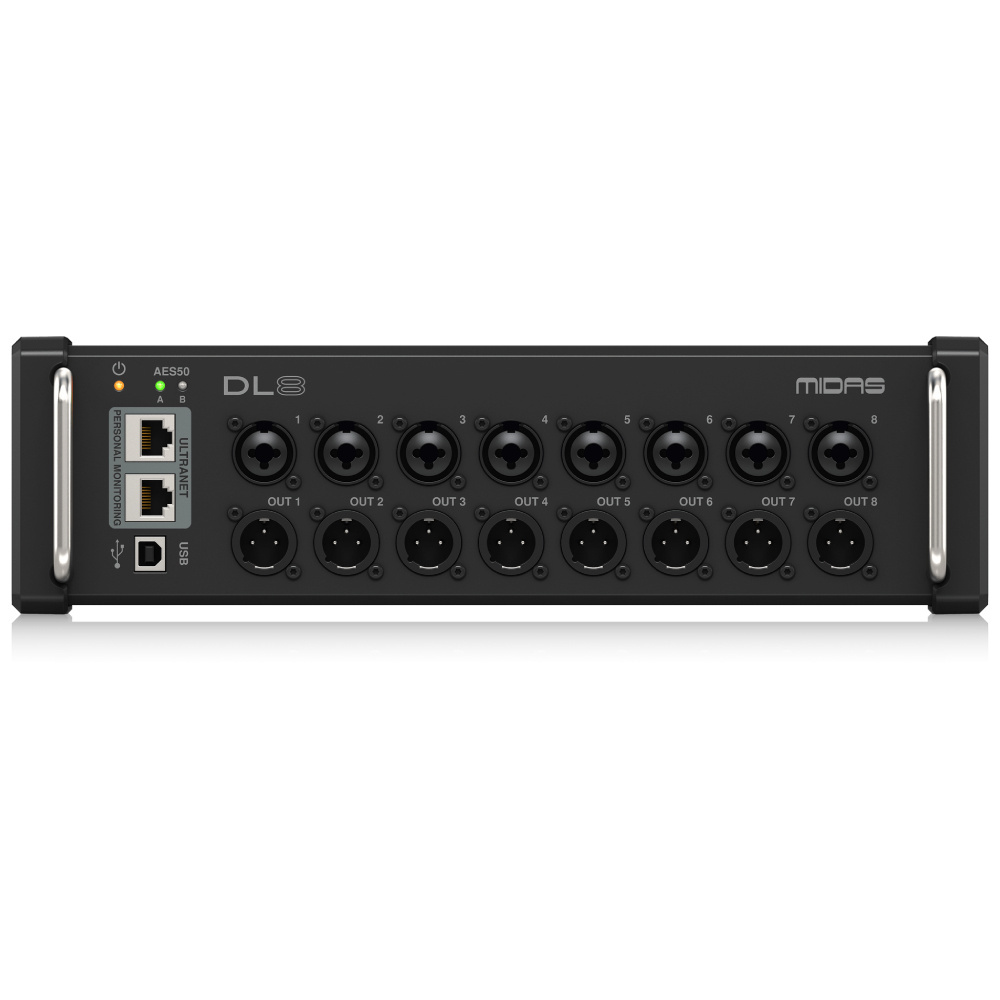 Midas DL8 PoE-Aktif 8 Giriş, 8 Çıkış Stage Box Fiyatı, Özellikleri